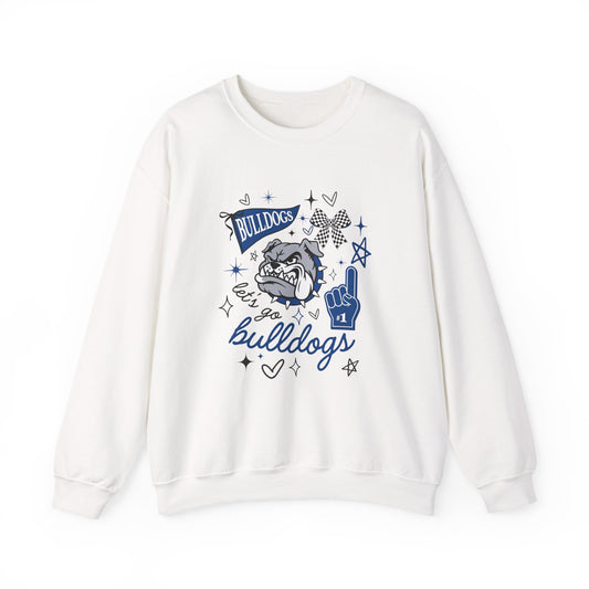 Adult Let's Go Bulldogs Sweatshirt