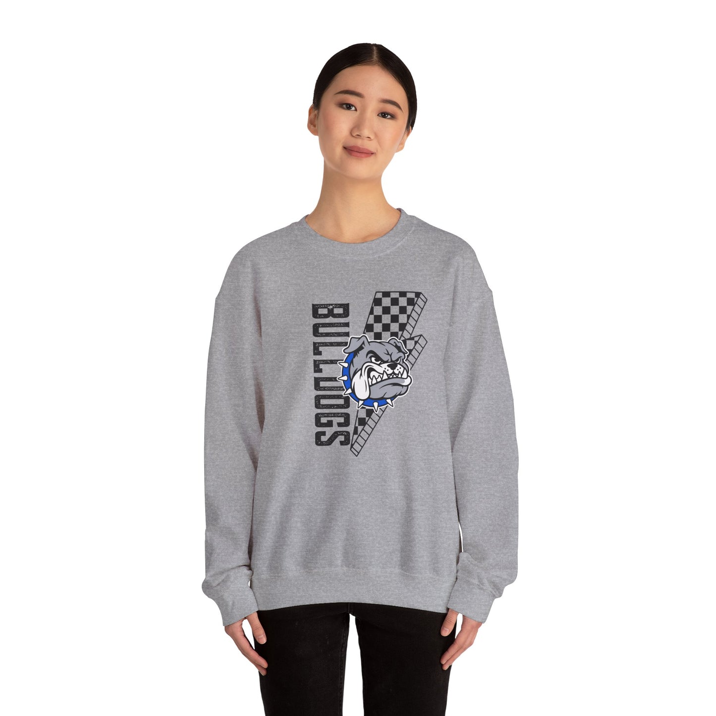 Adult Bulldog Crewneck Sweatshirt