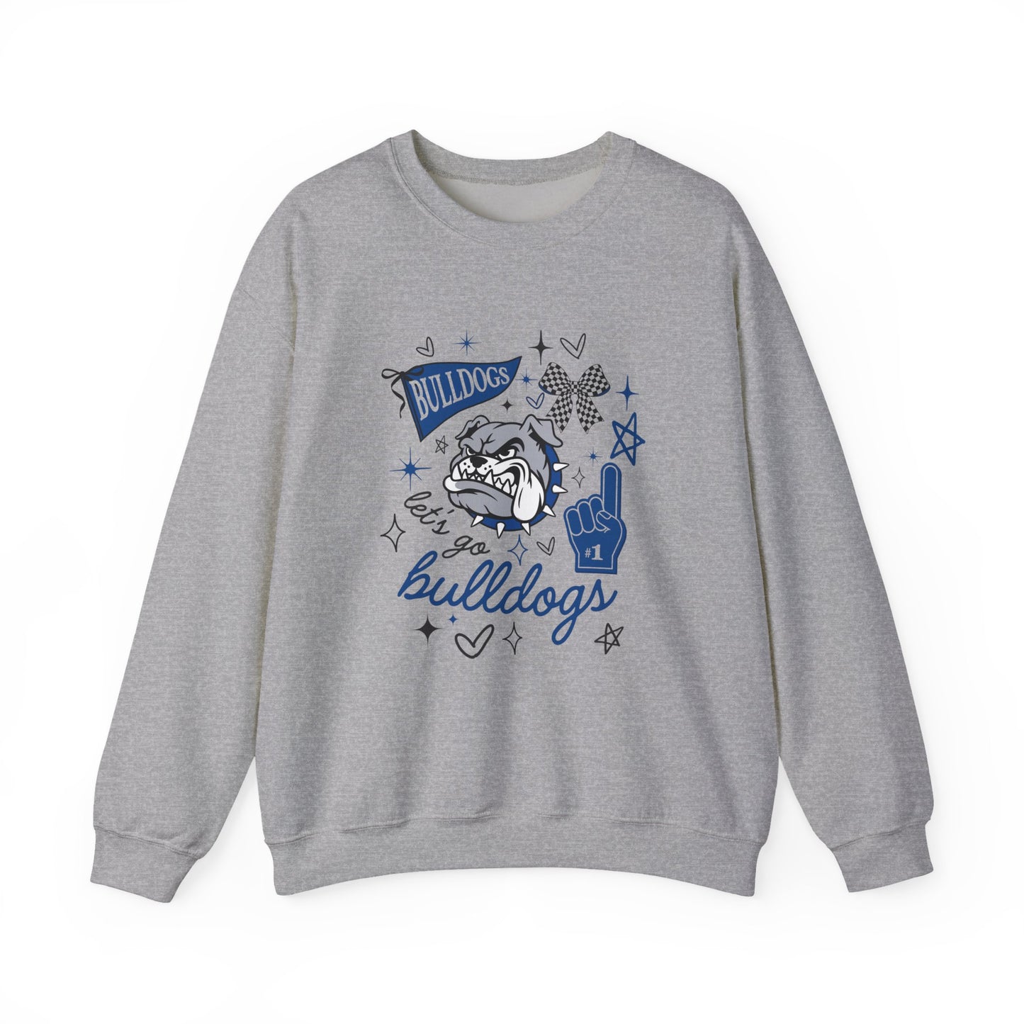Adult Let's Go Bulldogs Sweatshirt